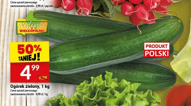 Ogórek zielony promocja w Twój Market