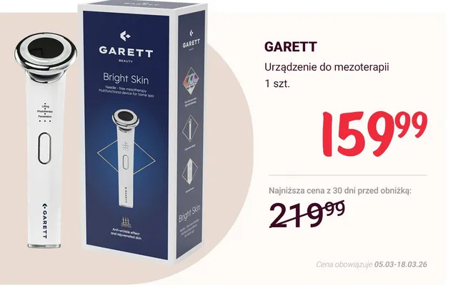 Urządzenie do mezoterapii promocja w Rossmann