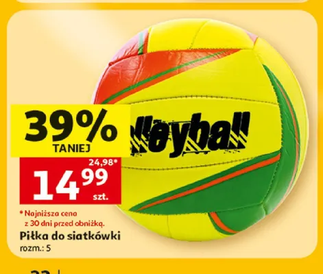Piłka do siatkówki Neyba promocja w Auchan