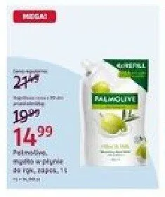 Mydło w płynie do rąk zapas Palmolive promocja w Rossmann