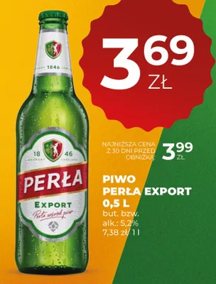 Piwo Perła Export promocja w Duży Ben