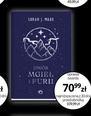 Książka Dwór mgieł i furii Sarah J. Maas oprawa twarda promocja w Empik