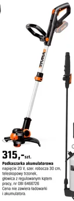 Podkaszarka akumulatorowa promocja w OBI