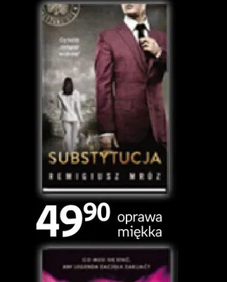 Książka Substytucja Remigiusz Mróz oprawa miękka promocja w Empik