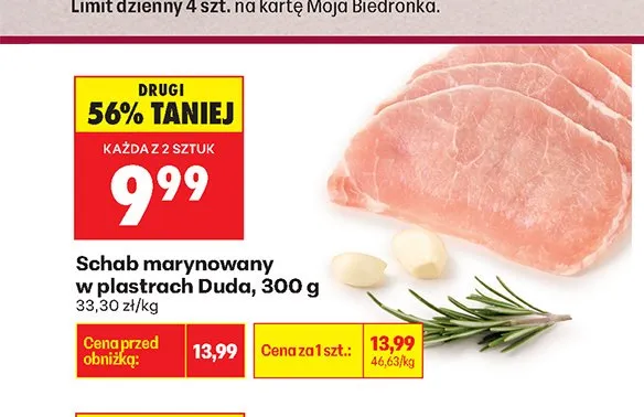 Schab marynowany w plastrach Duda promocja w Biedronka