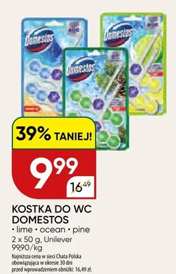 Kostka do WC Domestos Pine promocja w Chata Polska