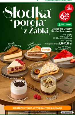Sernik z malinami Słodka Pracownia promocja w Żabka