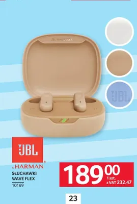 Słuchawki JBL Wave Flex promocja w Selgros
