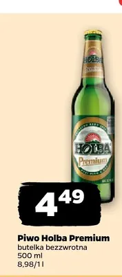 Piwo Holba Premium promocja w Netto