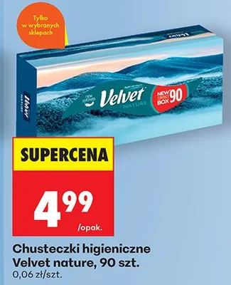 Chusteczki higieniczne nature promocja w Biedronka