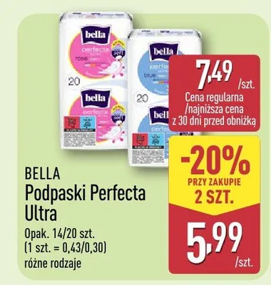 Podpaski Perfecta Ultra promocja w Aldi
