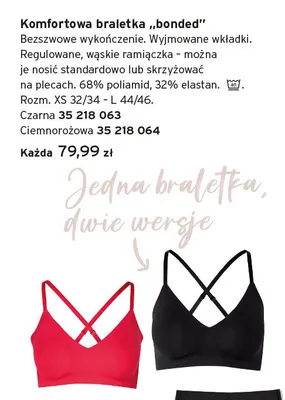 Komfortowa braletka bonded ciemnoróżowa Tchibo promocja w Tchibo