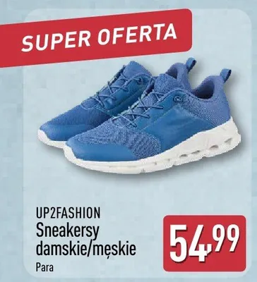 Sneakersy damskie/męskie UP2FASHION promocja w Aldi