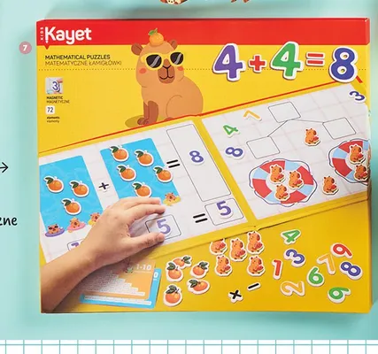 Matematyczne łamigłówki Kayet promocja w Biedronka