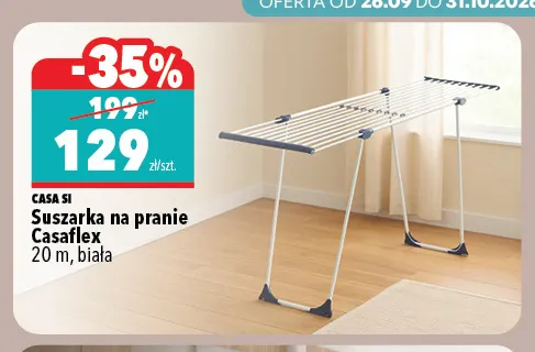 Suszarka na pranie Casaflex 20 m Casa Si promocja w Biedronka Home