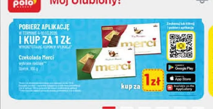 Czekolada mleczna cola promocja w POLOmarket