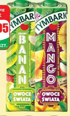 Napój niegazowany owoce świata banan promocja w Dino