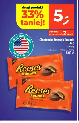 Ciasteczka Reese's Rounds promocja w Dealz