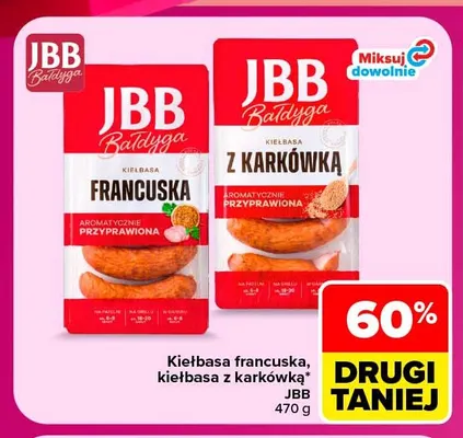 Kiełbasa francuska promocja w Carrefour