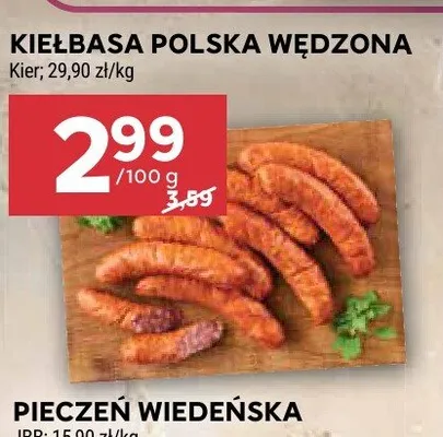 Kiełbasa polska wędzona Kier promocja w Stokrotka