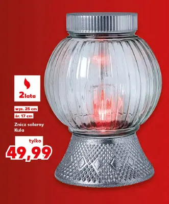 Znicz solarny Kula promocja w Kaufland