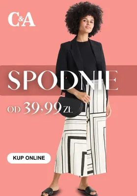 Spodnie damskie C&A promocja w C&A