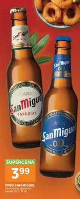 Piwo bezalkoholowe San Miguel promocja w Stokrotka