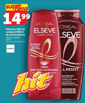 Odżywka do włosów L'Oréal Elseve Color Vive promocja w TOPAZ