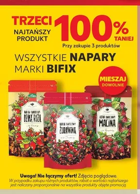 Napar owocowy Żurawina Bifix promocja w Kaufland