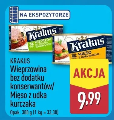 Wieprzowina bez dodatku konserwantów promocja w Aldi
