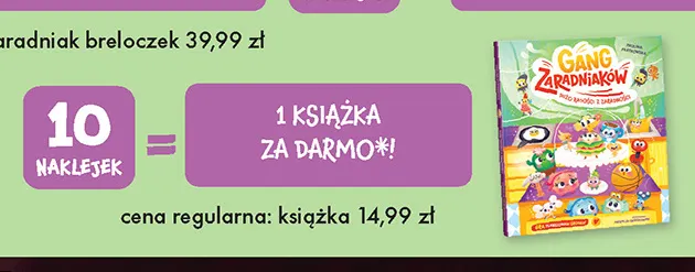 Książka Gang Zaradniaków promocja w Biedronka
