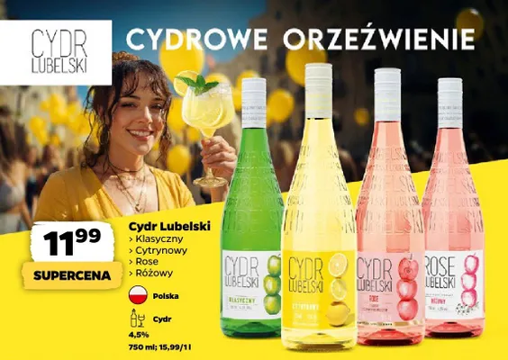 Cydr Lubelski Klasyczny promocja w Netto