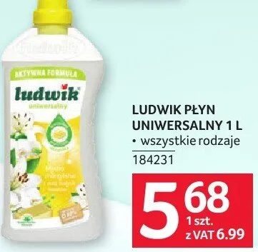 Płyn uniwersalny Ludwik 1L promocja w Selgros