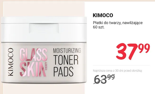 Płatki do twarzy, nawilżające promocja w Rossmann