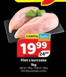 Filet z kurczaka promocja w Delfin