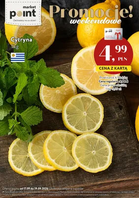 Cytryny promocja w Market Point