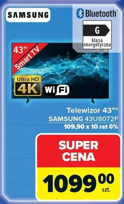Telewizor 43'' 43U8072F promocja w Carrefour