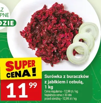 Surówka z buraczków z jabłkiem i cebulą promocja w Twój Market