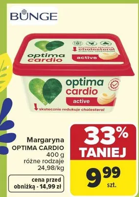 Margaryna OPTIMA CARDIO promocja w Carrefour
