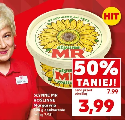 Margaryna Słynne MR Roślinne promocja w Kaufland