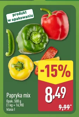 Papryka mix promocja w Aldi