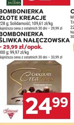 Bombonierka Śliwka Nałęczowska Solidarność promocja w Stokrotka