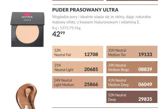 Puder prasowany Ultra Avon promocja w AVON