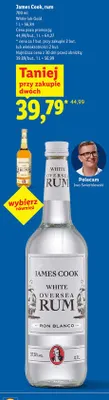 Rum James Cook Gold promocja w Lidl