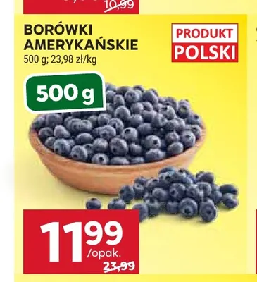 Borówki amerykańskie promocja w Stokrotka
