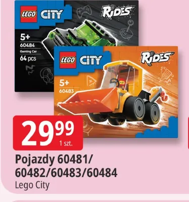 Klocki LEGO City Pojazdy 60483 promocja w Leclerc