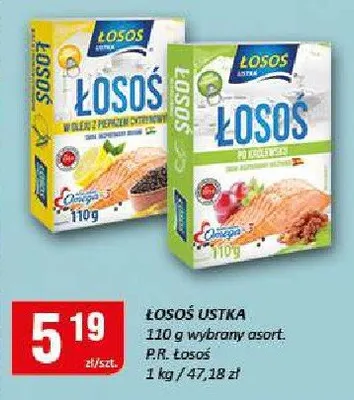 Łosoś ustka promocja w Chorten