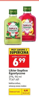 Likier Soplica Egzotyczna smoczy owoc melon promocja w Biedronka