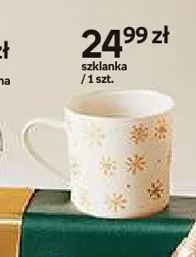 Szklanka biała w gwiazdki promocja w Empik