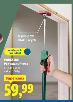 Podpora sufitowa promocja w Lidl